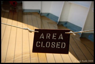 Area Closed......