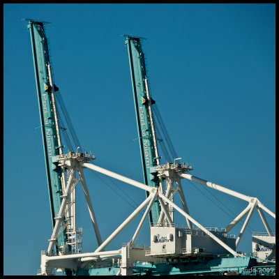 Two Cranes, Miami Docks
