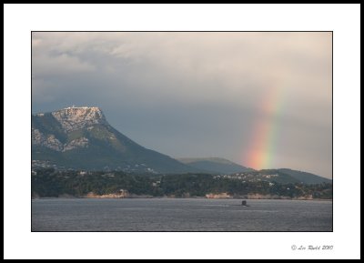 Rainbow outside Toulon