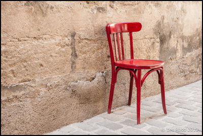 The little red chair