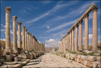 colonaded street