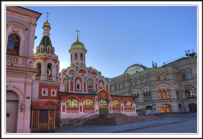 Kazan Cathedral under Morning Sunlight