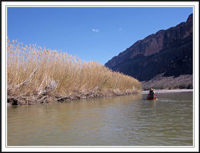 Canoeing in Santa Elena Canyon