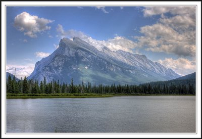 Mount Rundle and Vermilion Lake