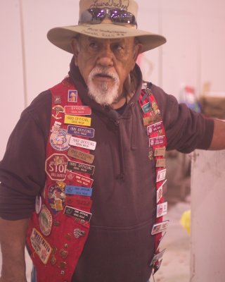 Cecil Villa has been whacking snakes for over 40 years at the roundup