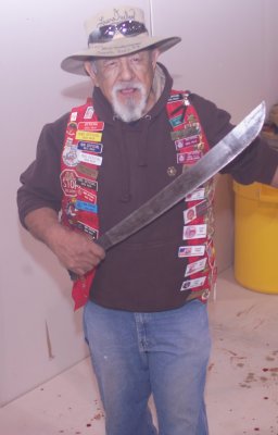 Cecil and his Machette, he figures over 200,000 chops