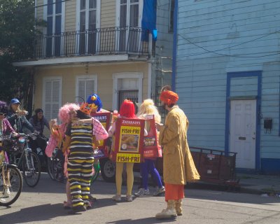 Random Photos of People having FUN in New Orleans during Mardi Gras Week