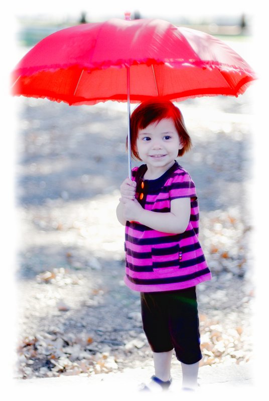 Kaydence with Umbrella