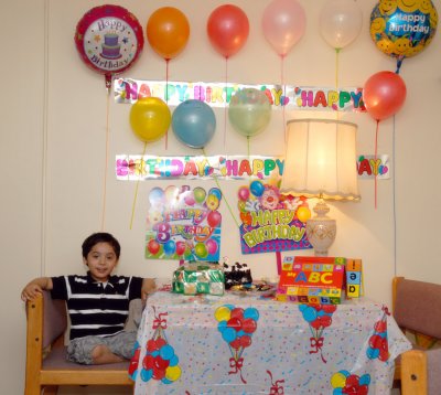 Yaseen's 3rd birthday
