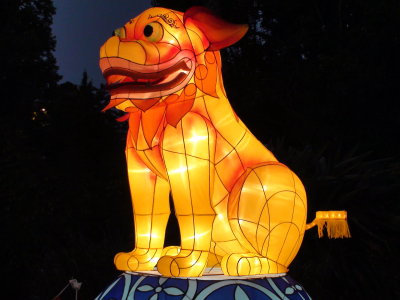 Temple Lion/dog -  - Chinese lantern festival 2009, Aukland