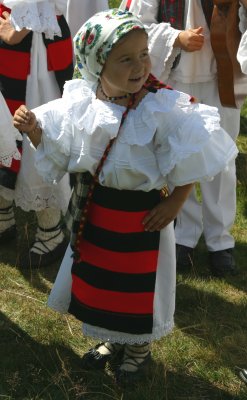 Child at Prislop Festival