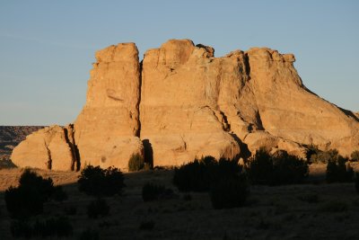 Formation near Acoma Pueblo