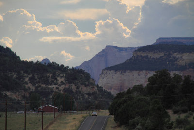 Between Bryce and Zion National Park