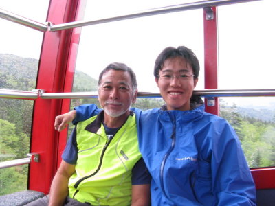 Day 7: Tram ride to the top, Geno and Satoshi