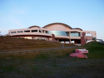 The Teshio Community Center w/ onsen was nearby.