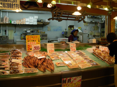 Food court in downtown shopping highrise.