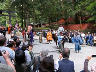 Annual Archery Event in Nikko. Another ceremonial parade.