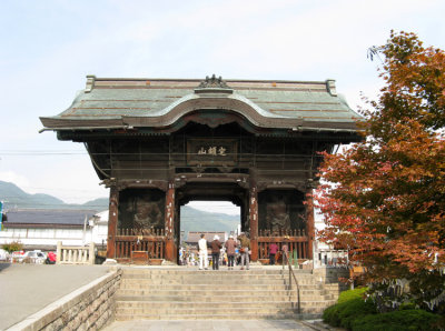 Day 47:  Gate to Zenkoji, Nagano's most famous attraction and one of Japan's most popular temples.