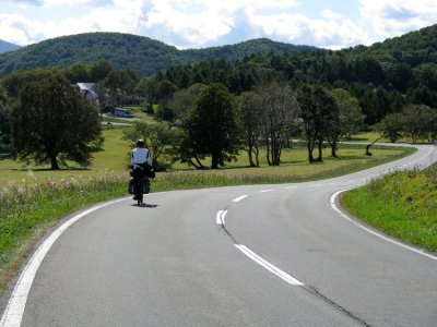 Jay on the mountain road.