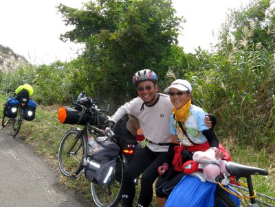 We meet Jay's friend Setsuko who is on a 3-week bike tour traveling north.