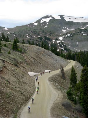 Cottonwood Pass in CO on the BTC