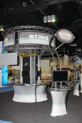 PEO STRI booth at I/ITSEC