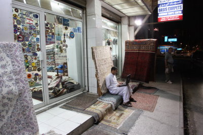 Carpet sales must be slow tonight