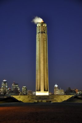 Kansas City - National WWI Museum - Liberty Memorial at Night _DSC0245