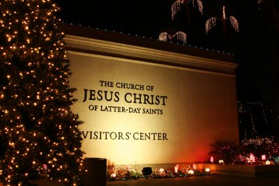 Mesa Arizona Temple Gardens Christmas Lights