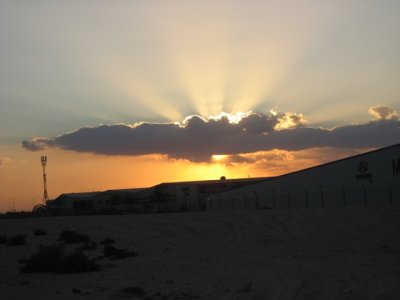 Sunset at Jebel Ali