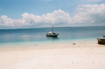 OUR BOAT AT MISALI ISLAND