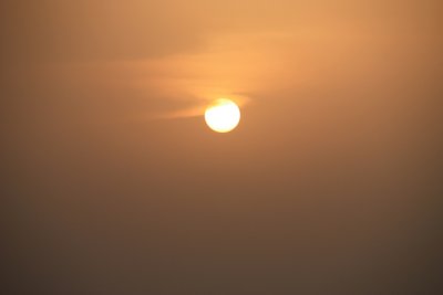 SUN SET IN JEBEL ALI - TEST SHOT