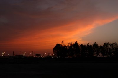 SUNSET AT DUBAL IN DUBAI