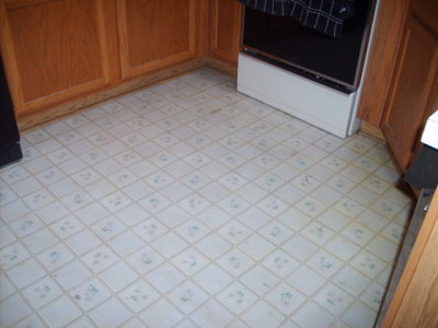 B Kitchen floor