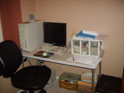 B My comp desk