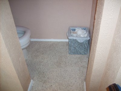 B Toilet floor