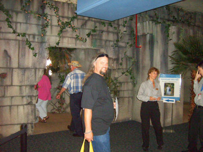 Jay about to enter the tunnel of cruise
