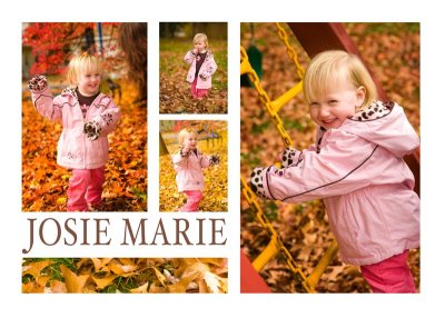Josie at the Park in the Fall