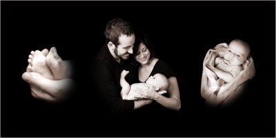 Marek's Newborn Photos in the Studio