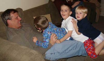 Papi and the boys
