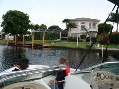 Our house from the water