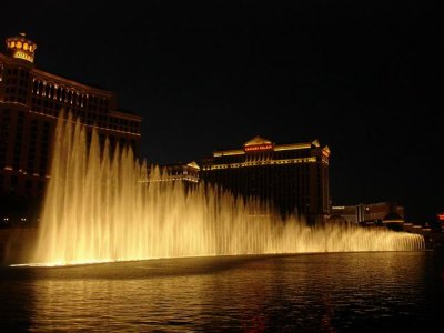 The Fountain at the Bellagio