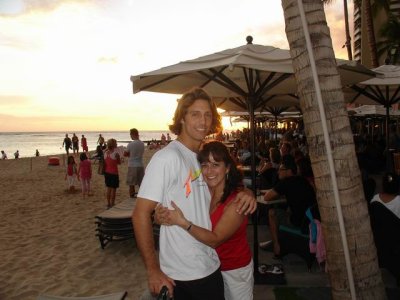 With Ross at the Royal Hawaiian