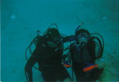 Scuba diving Bahamas 1998