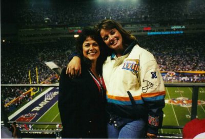 SuperBowl 25 2001 Tampa with Christy Wren