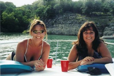 Mary  & Rosie Caynon Lake 1999
