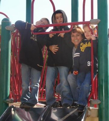 The boys and Nana