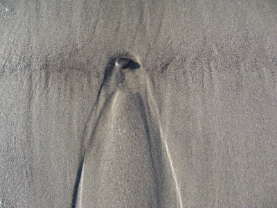 the effects of time, water, and sand