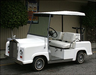 Rolls Royce Golf Cart  ;-)  Built in 1976...