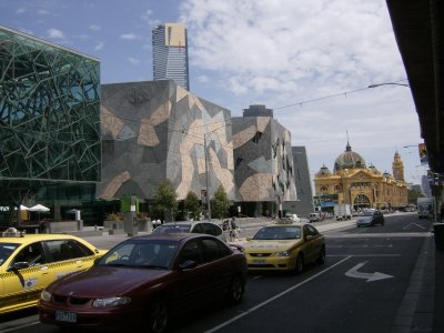 Flinders Street, Ian Potter Gallery and FS Station